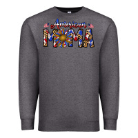 Charcoal Heather American mama Premium Sweatshirt - CowhideDigitalArt