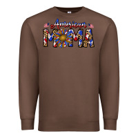 Chestnut American mama Premium Sweatshirt - CowhideDigitalArt