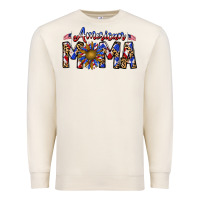 Sandshell American mama Premium Sweatshirt - CowhideDigitalArt