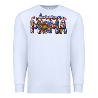 White American mama Premium Sweatshirt - CowhideDigitalArt