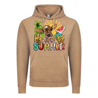 Vintage Coffee My first summer baby cow Vintage Hoodie - NancyCooperArtShop