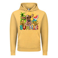 Vintage Mustard My first summer baby cow Vintage Hoodie - NancyCooperArtShop