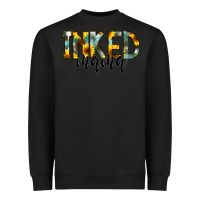 Black Inked Mama Heavyweight Sweatshirt - CowCowDesign