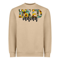 Mushroom Inked Mama Heavyweight Sweatshirt - CowCowDesign
