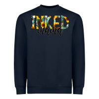 Navy Inked Mama Heavyweight Sweatshirt - CowCowDesign