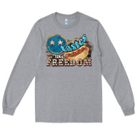 Tastes Like Freedom 4th Of July Long Sleeve Tee | Teevron