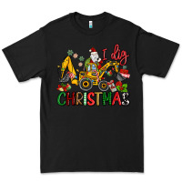Black I Dig Christmas Premium Tee - MaliasSmallBusiness
