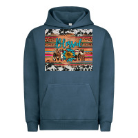 Pigment Midnight Navy blessed mom Urban Hoodie - Artiststas
