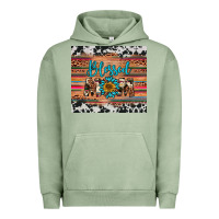 Pigment Oil Green blessed mom Urban Hoodie - Artiststas