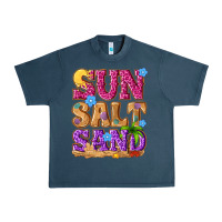 Midnight Navy sun salt sand summer Urban Heavy Tee - NancyCooperArtShop