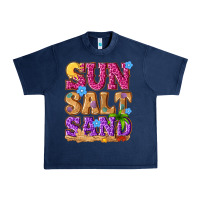 Navy sun salt sand summer Urban Heavy Tee - NancyCooperArtShop