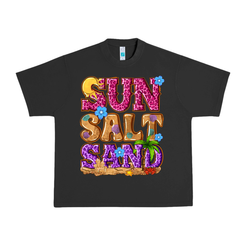 Sun Salt Sand Summer Urban Heavy Tee by NancyCooperArtShop | Teevron