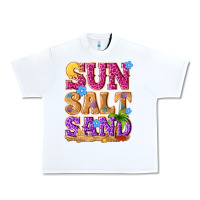 White sun salt sand summer Urban Heavy Tee - NancyCooperArtShop