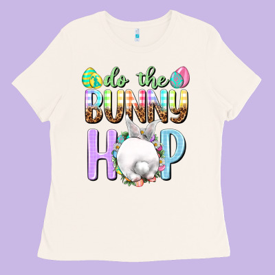 Do The Bunny Hop Ladies Tee Designed By Nancycooperartshop