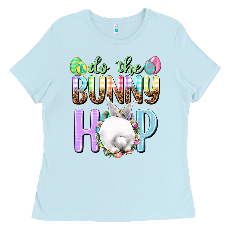 Do The Bunny Hop Ladies Tee by NancyCooperArtShop | Teevron