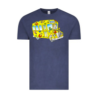 Vintage Denim the magic school bus Vintage Tee - lanVoArt
