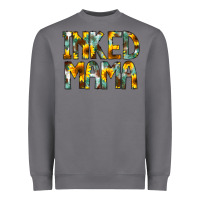 Storm Inked Mama Flowers Heavyweight Sweatshirt - CowCowDesign
