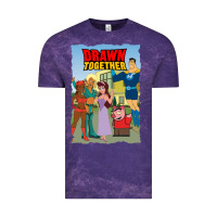 Cloud Purple drawn together Vintage Tee - lanVoArt