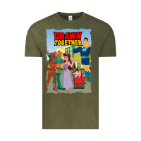 Vintage Olive drawn together Vintage Tee - lanVoArt