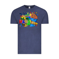 Vintage Denim my child is non verbal but his mama aint afro Vintage Tee - RanaPortraitStore