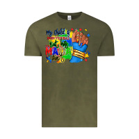 Vintage Olive my child is non verbal but his mama aint afro Vintage Tee - RanaPortraitStore