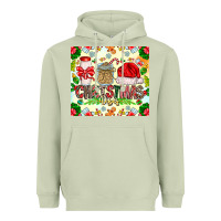 Matcha Christmas Vibes Heavyweight Hoodie - CowhideDigitalArt