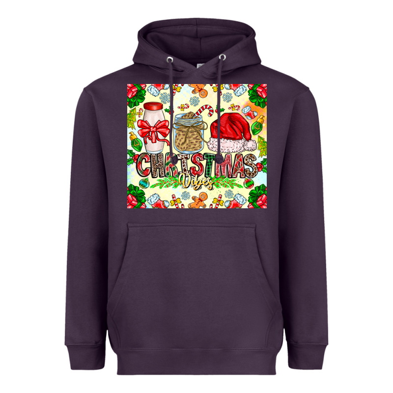 Christmas Vibes Heavyweight Hoodie by CowhideDigitalArt | Teevron