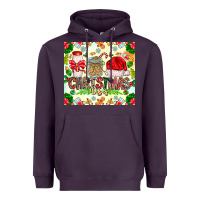 Plum Christmas Vibes Heavyweight Hoodie - CowhideDigitalArt