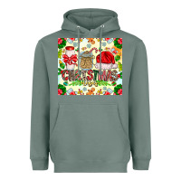 Sage Christmas Vibes Heavyweight Hoodie - CowhideDigitalArt