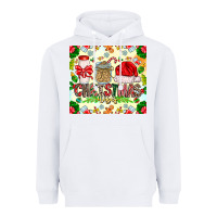 White Christmas Vibes Heavyweight Hoodie - CowhideDigitalArt