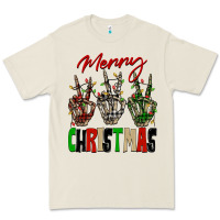 Bone Merry Christmas skeleton hands Premium Tee - NancyCooperArtShop