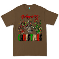 Cacao Merry Christmas skeleton hands Premium Tee - NancyCooperArtShop
