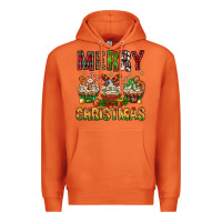 Carrot merry christmas with cupcake bbs Premium Hoodie - BundleAndBundleShop
