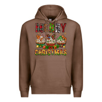 Chestnut merry christmas with cupcake bbs Premium Hoodie - BundleAndBundleShop