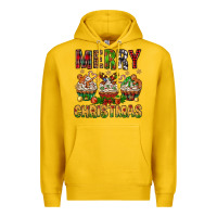 Lemon merry christmas with cupcake bbs Premium Hoodie - BundleAndBundleShop
