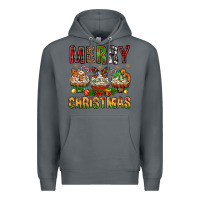 Rock merry christmas with cupcake bbs Premium Hoodie - BundleAndBundleShop