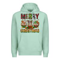 Seafoam merry christmas with cupcake bbs Premium Hoodie - BundleAndBundleShop