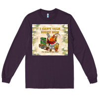 Plum i can't talk right now Long Sleeve Tee - TumblerDesignByShophia