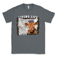 Charcoal Heather Between Jesus Take The Wheel I Wish A Heifer Would Classic Tee - Bettercallsaul