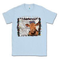 Dusty Blue Between Jesus Take The Wheel I Wish A Heifer Would Classic Tee - Bettercallsaul