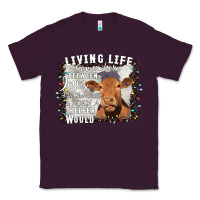 Plum Between Jesus Take The Wheel I Wish A Heifer Would Classic Tee - Bettercallsaul