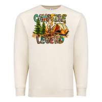 Sandshell Campfire Legend Premium Sweatshirt - CowhideDigitalArt