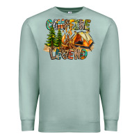 Seafoam Campfire Legend Premium Sweatshirt - CowhideDigitalArt
