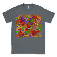 Charcoal Heather mardi gras crawfish king cake Classic Tee - RanaPortraitStore