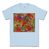 Dusty Blue mardi gras crawfish king cake Classic Tee - RanaPortraitStore