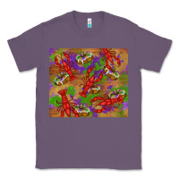 Lavender mardi gras crawfish king cake Classic Tee - RanaPortraitStore