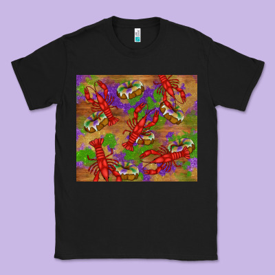 Mardi Gras Crawfish King Cake Classic Tee Designed By Ranaportraitstore