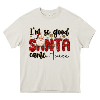 Cream i m so good santa came twice Heavy Core Tee - MaliasSmallBusiness
