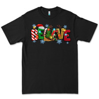 Black Christmas Believe Premium Tee - MaliasSmallBusiness