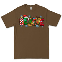 Cacao Christmas Believe Premium Tee - MaliasSmallBusiness
